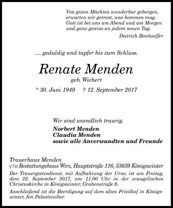 Renate Menden Profiles 